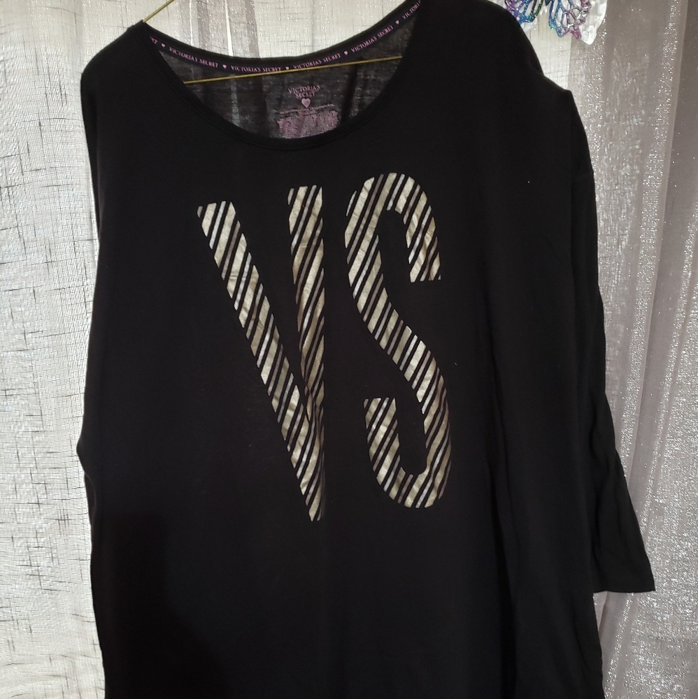 Victoria's Secret long sleeve jersey sleep shirt